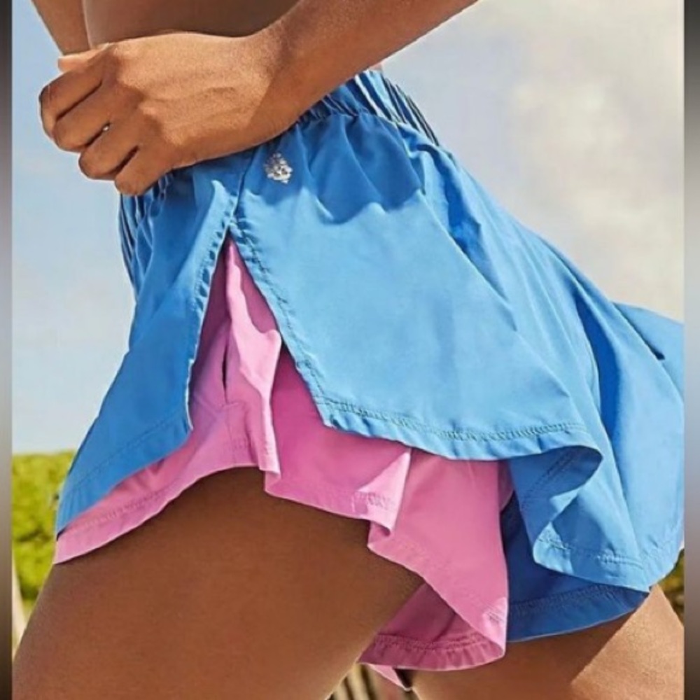 free people movement run for it shorts